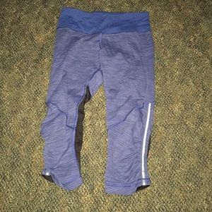Blue Lululemon leggings